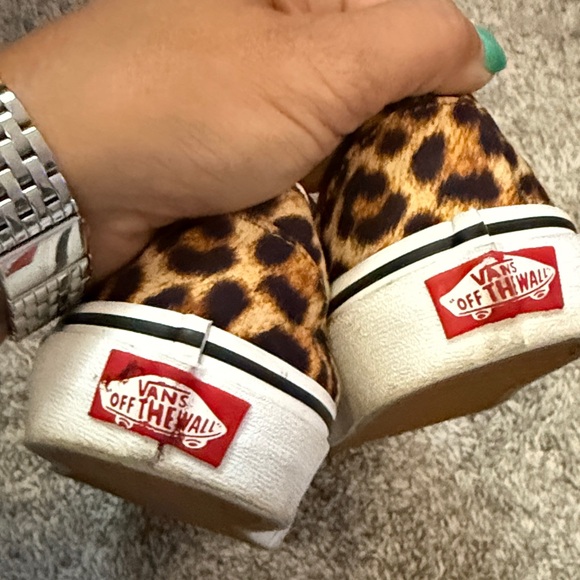 Vans Animal Print Slip-On Shoes - Picture 3 of 4